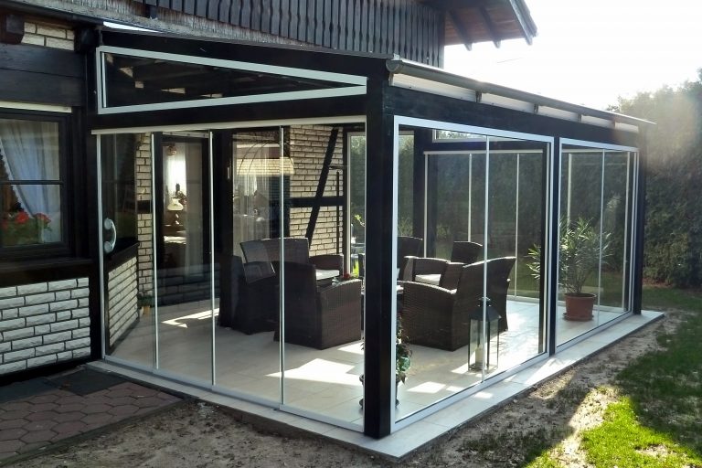Glasschiebewände