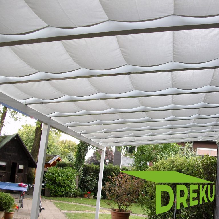 Sonnensegel Terrassenüberdachung 4 m breit Terrassendach Alu 16 mm Stegplatten 