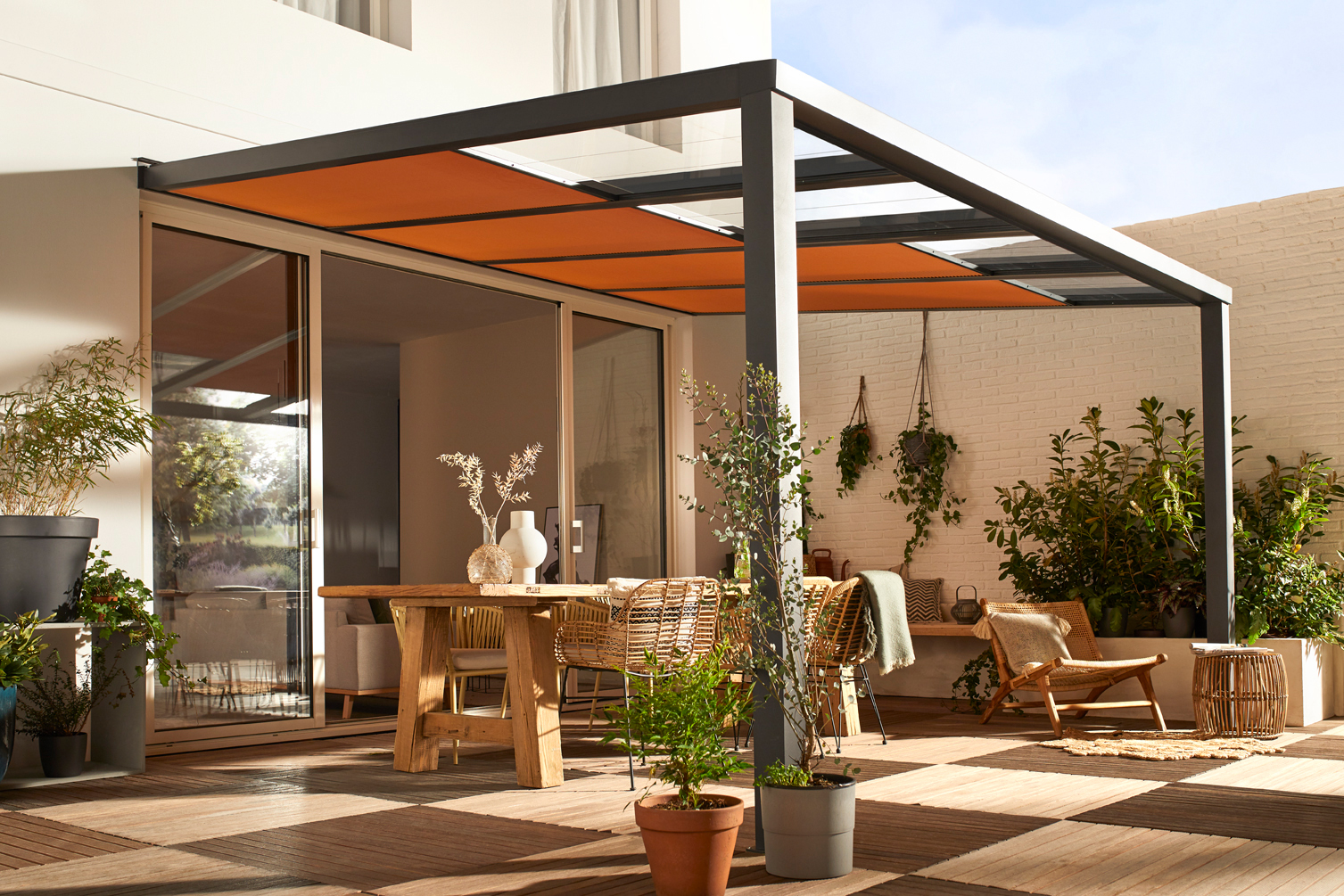 Sonnenschutz für Terrassenüberdachung online bestellen